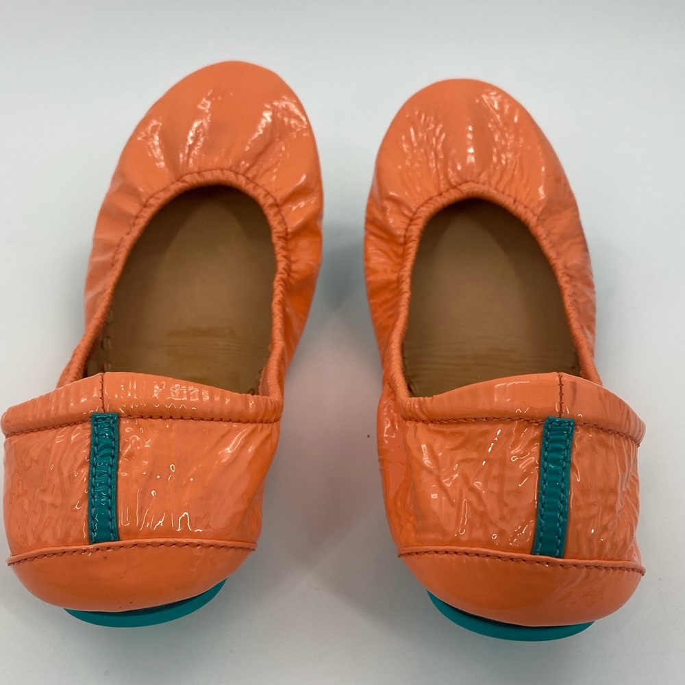 Tieks Coral Patent Leather Ballet Flats